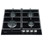 Газова варильна поверхня Fabiano FHG 1244 VGH Black Glass - Зображення 3