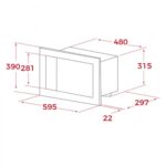 Мікрохвильова піч вбудована Teka ML 8210 BIS WH (112060009) - Зображення 2