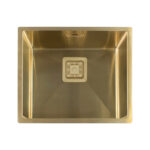 Кухонна мийка Fabiano Quadro 53 Nano Gold - Зображення 3