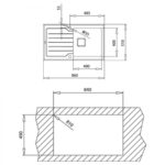 Кухонна мийка Teka Diamond RS15 1B 1D 86 (115100021) сірий камінь - Зображення 2