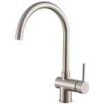 Змішувач кухонний Fabiano FKM 39 S/Steel Inox