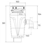 Подрібнювач харчових відходів Teka TRS 520 (115890042) - Зображення 2