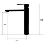Змішувач для раковини Fabiano Alvi 30202 Graphite - Зображення 2