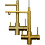 Змішувач кухонний Fabiano FKM 3143 Light Gold - Зображення 4