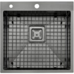 Кухонна мийка Fabiano TOP 49 Celldecor Nano Graphite