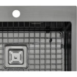 Кухонна мийка Fabiano TOP 49 Celldecor Nano Graphite - Зображення 3