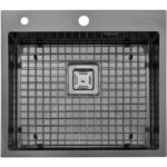 Кухонна мийка Fabiano TOP 56 Celldecor Nano Graphite