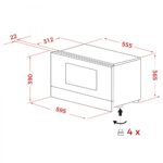 Мікрохвильова піч вбудована Teka NEO MS 6220 BIS L SS (112040006) нержавіюча сталь - Зображення 14