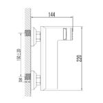 Змішувач для душу Blue Water PANAMA PAN-BPK.030C Хром (5901730613438) - Зображення 4