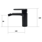 Змішувач для біде Fabiano Modena 10301 Black - Зображення 2