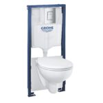 Grohe Комплект Bau Ceramic, інсталяційна система з підвісним унітазом (39586000)