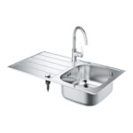 Grohe Комплект Мийка для кухні 860 x 500 мм + BauEdge Одноважільний змішувач (31562SD1) - Зображення 2