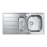 Grohe Мийка для кухні 965 x 500 мм з ексцентриком, 2 чаши, матова (31564SD1) - Зображення 2