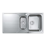 Grohe Мийка для кухні 1000 x 500 мм з ексцентриком, 2 чаши, матова (31572SD1) - Зображення 2
