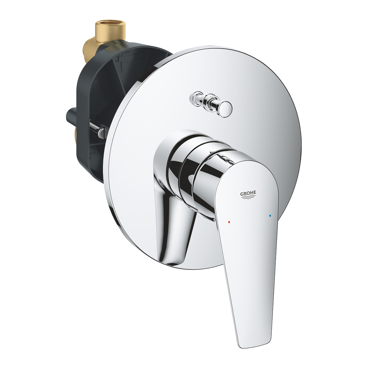 27873-1 Grohe BauEdge New Одноважільний змішувач для ванни (29079001) - Зображення 1