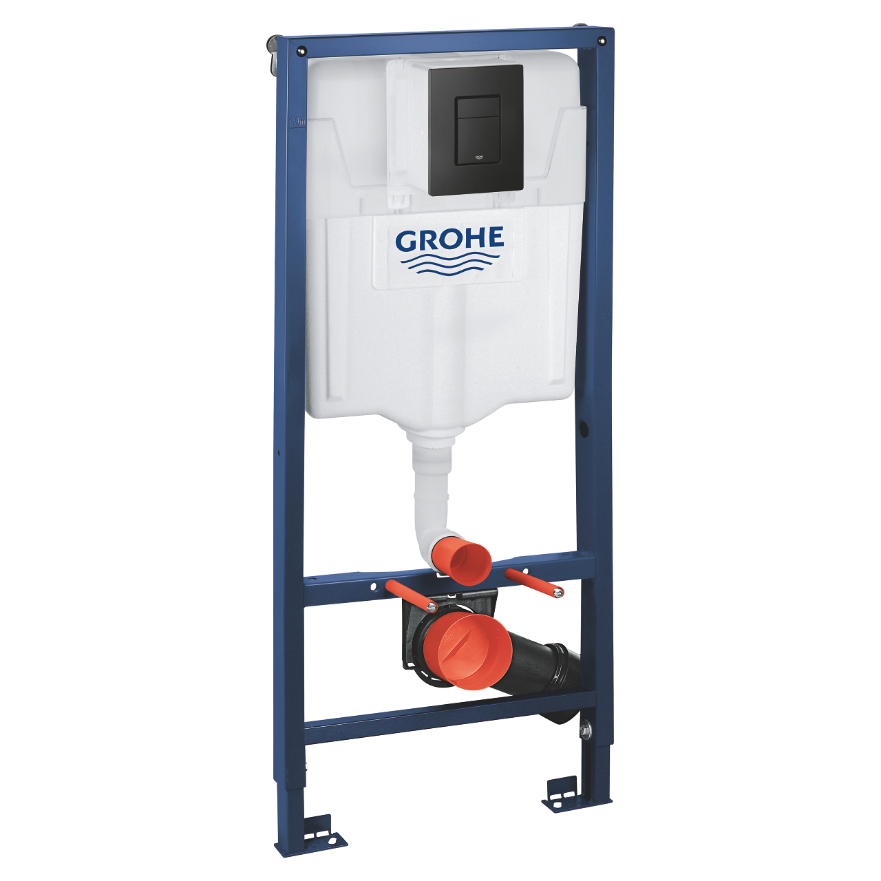 28997-1 Grohe Solido 3-в-1 комплект для унітазу, 1.13 м висота інсталяції (кнопка Even Black) (38811KF0) - Зображення 1