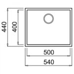 Кухонна мийка Teka Square 50.40 TG (115230020) чорний - Зображення 2