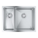 Grohe Мийка для кухні 595 x 450 мм, під стільницю, 1,5 чаши, матова (31576SD1) - Зображення 2