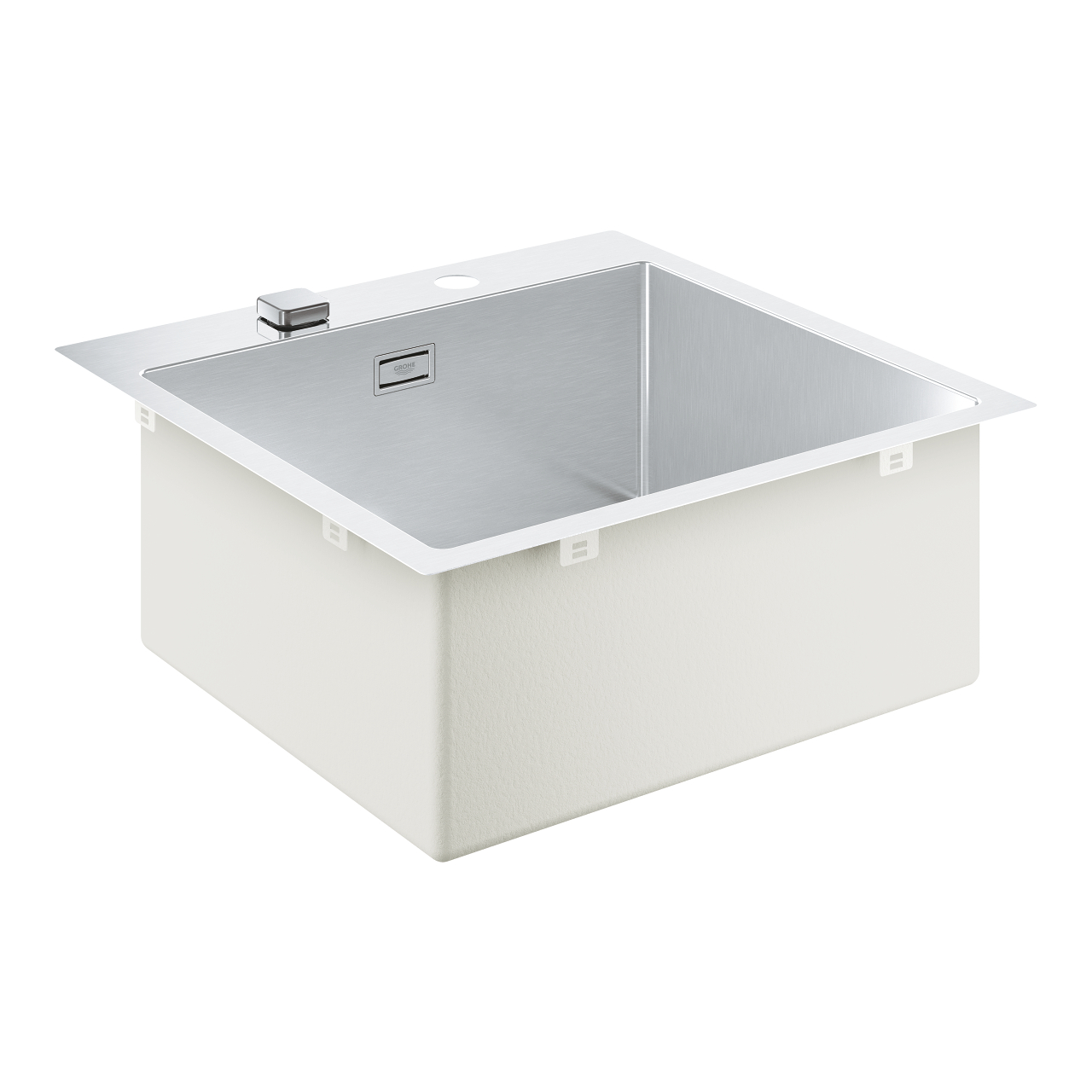 29179-1 Grohe Мийка для кухні 518 x 510 мм, 1 чаша, матова, в рівень зі стільницею (31583SD1) - Зображення 1