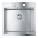 Grohe Мийка для кухні 518 x 510 мм, 1 чаша, матова, в рівень зі стільницею (31583SD1) - Зображення 2
