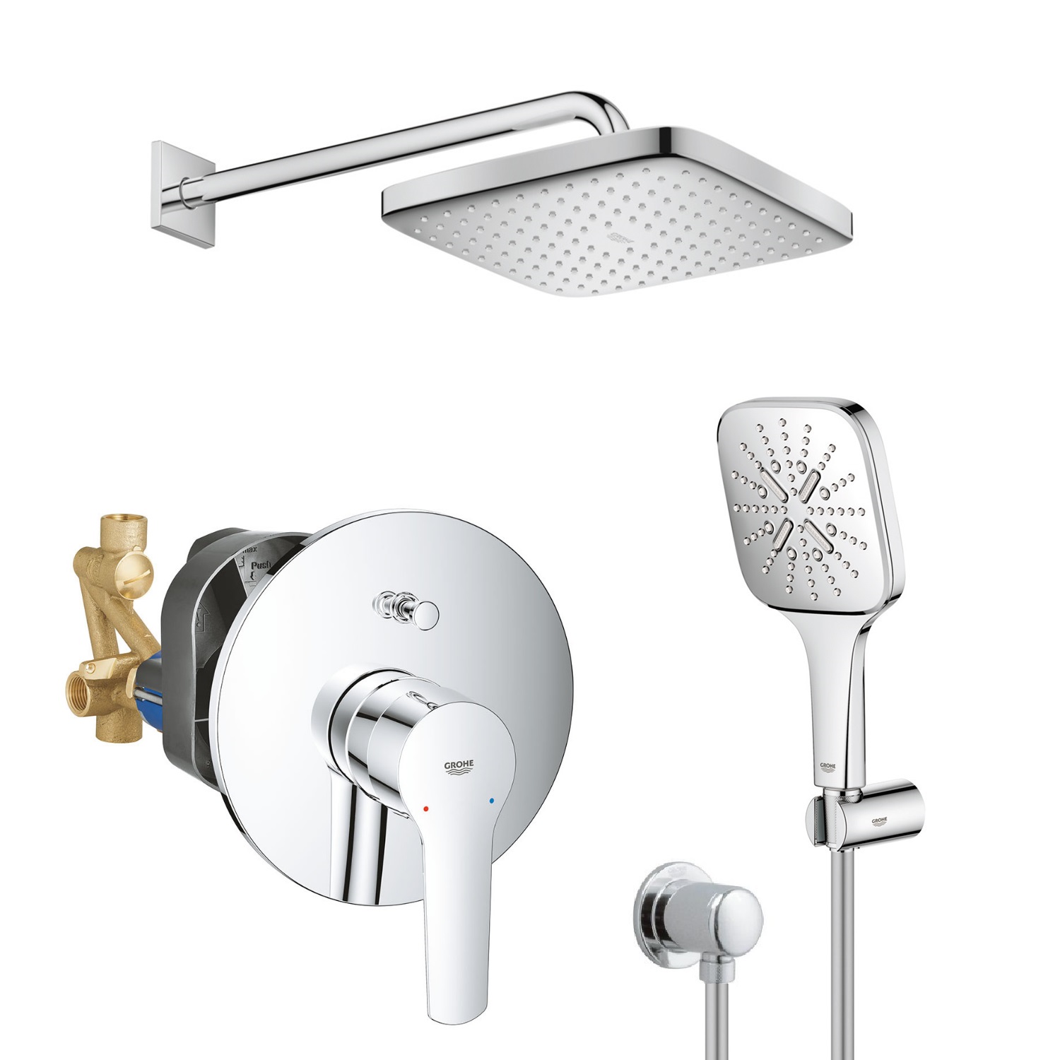 29918-1 Grohe Набір QuickFix Start для душу прихованого монтажу (UA25183007) - Зображення 1