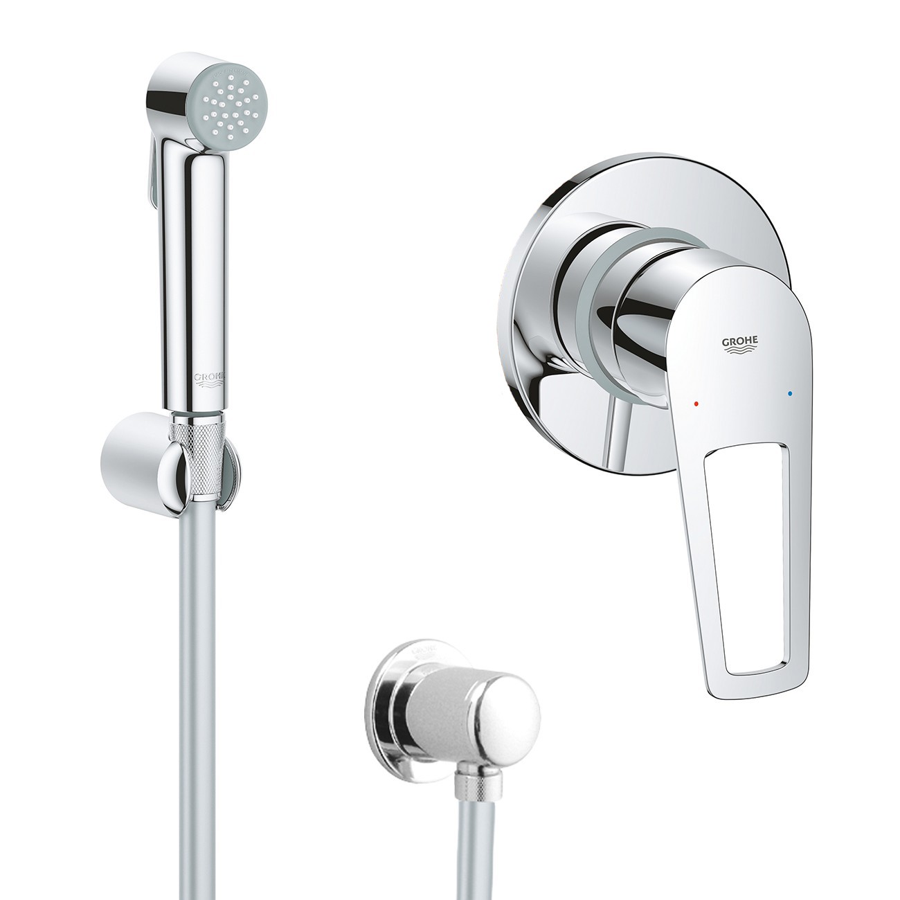 30636-1 Grohe QuickFix Готовий комплект для гігієнічного душу BauLoop New з Vitalio trigger spray (UA202416QF) - Зображення 1