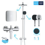 Grohe Quickfix Vitalio Comfort 250 Душова система із одноважільним змішувачем настінного монтажу(26985001) - Зображення 2
