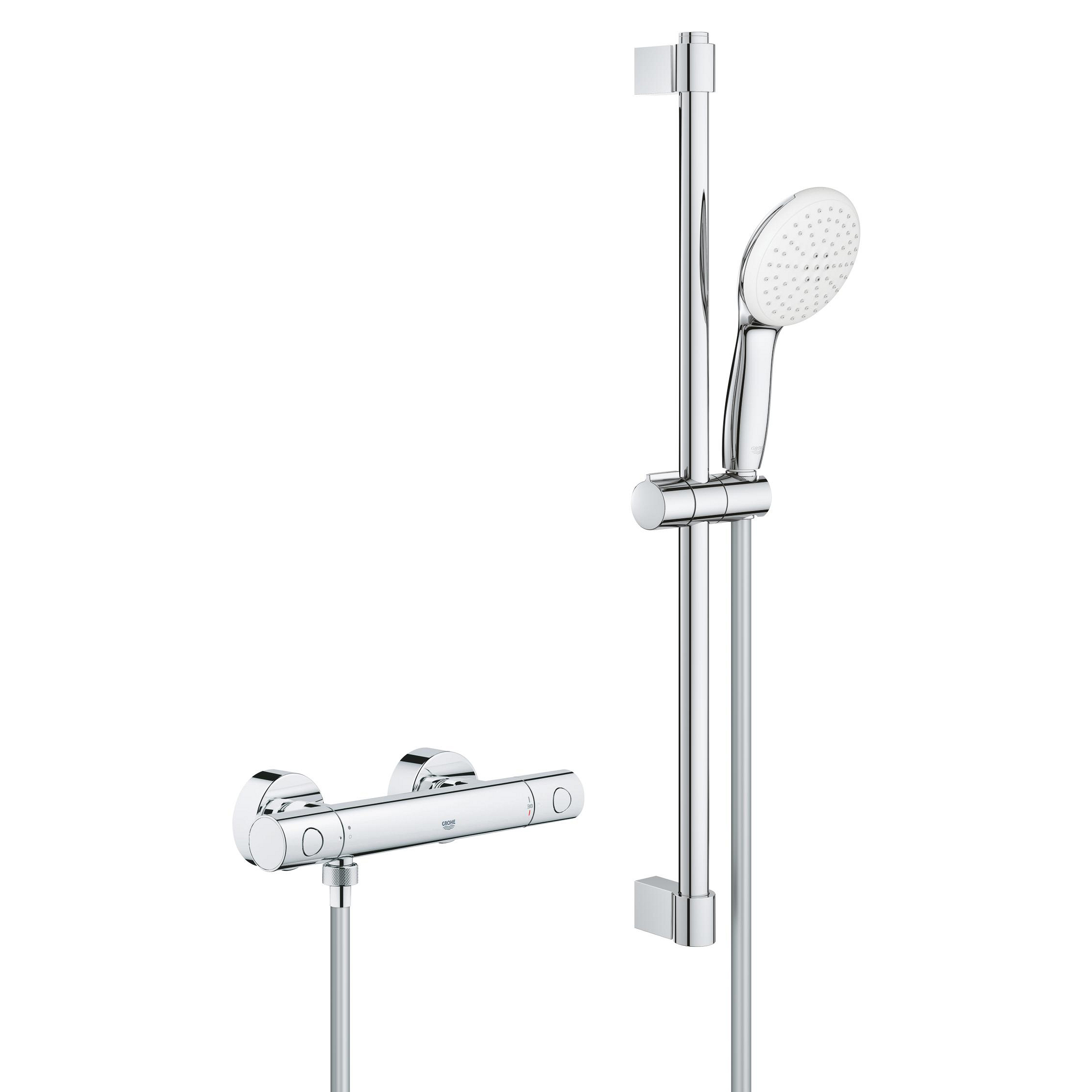 32858-1 Grohe Grohtherm 800 Cosmopolitan Термостат для душу із душовим гарнітуром (34768001) - Зображення 1