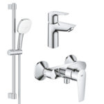Grohe Набiр змiшувачiв BauEdge New 3 в 1 для ванни (UA123208S1 )