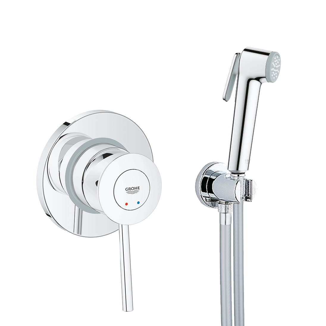 39920-1 Grohe Готовий комплект для гігієнічного душу BauClassic New з Tempesta-F (UA11104802) - Зображення 1