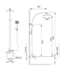 Душовий гарнітур Blue Water TORONTO TOR-ZWPN.500C Хром (5901730612073) - Зображення 4