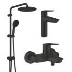 Grohe Набiр змiшувачiв QuickFix Start 3 в 1 для ванни (UA303305RM)