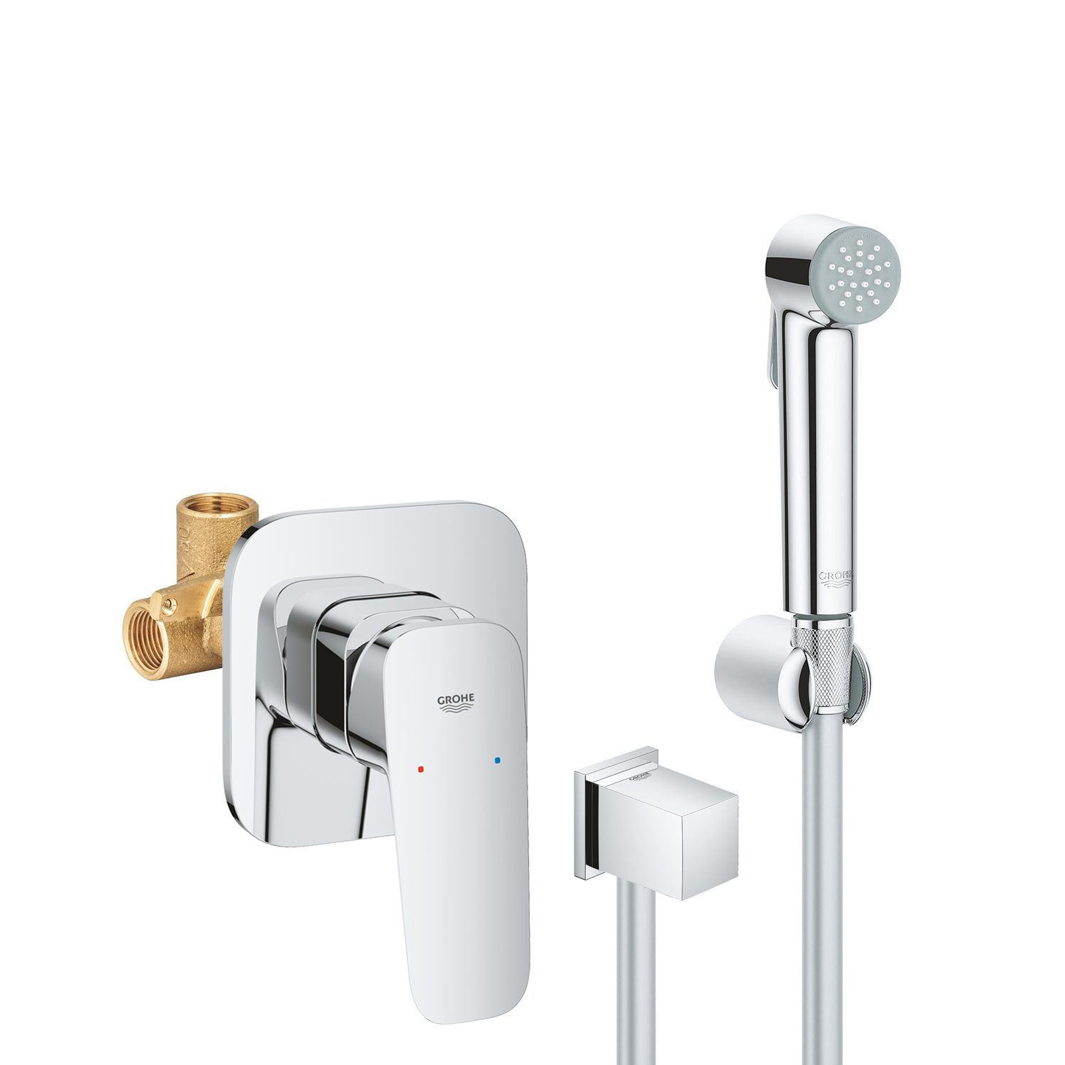 49279-1 Grohe Cubeo Готовий комплект для гігієнічного душу (UA11183001) - Зображення 1