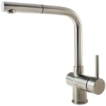 Змішувач кухонний Fabiano FKM 46P S/Steel Inox