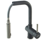 Змішувач кухонний Fabiano FKM 46P S/Steel Antracit - Зображення 4