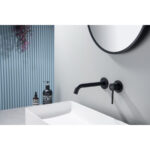 Змішувач для раковини Blue Water BOSTON BOS-BPU.110 Чорний матовий (5901730617399) - Зображення 4