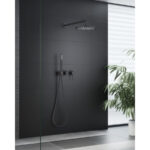 Душовий комплект Blue Water BOSTON BOS-ZKP.350 Чорний матовий (5901730617474) - Зображення 5