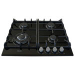 Газова варильна поверхня Fabiano FHG 10-44 GH-T Black Glass