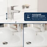 Grohe Dice Одноважільний змішувач для біде S-розміру (1018770000) - Зображення 6
