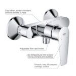 Grohe BauEdge New Одноважільний змішувач для душа (23635001) - Зображення 9