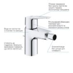 Grohe QuickFix Start Одноважільний змішувач для біде (32560002) - Зображення 6
