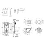 Grohe Комплект унітазу з інсталяцією 4 в 1 Grohe Solido Even (3884966KE493436) - Зображення 6