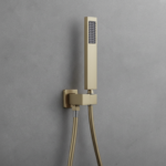 Золота душова система прихованого монтажу з термостатом та виливом Nett TSG-521 - Зображення 17