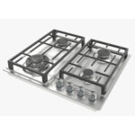 Газова варильна поверхня Fabiano FHG 3344 GHT Inox - Зображення 3