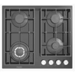 Газова варильна поверхня Fabiano FHG 2844 VGHT Black Glass - Зображення 2