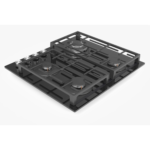 Газова варильна поверхня Fabiano FHG 2844 VGHT Black Glass - Зображення 5