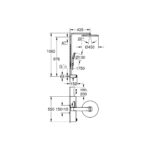 GROHE SPA Rainshower Aqua Pure Душова система з термостатом для настінного монтажу (1009640000) - Зображення 8