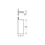 GROHE SPA Rainshower Aqua Поличка (1016770000) - Зображення 4