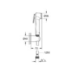Grohe Tempesta-F Trigger Spray 30 Душовий набір, 1 режим струменю (1025302431) - Зображення 4