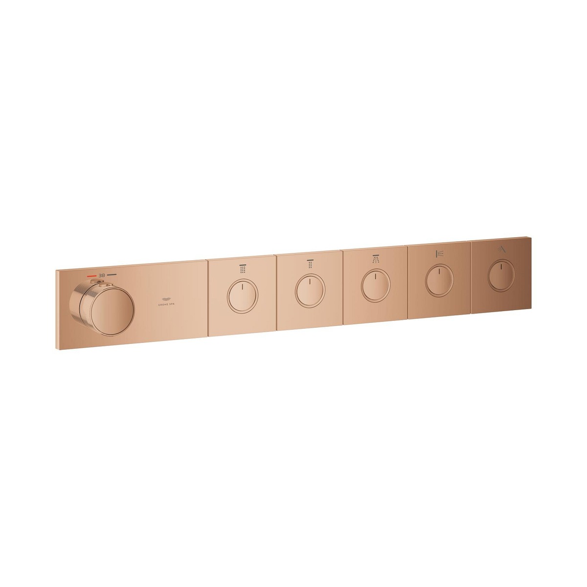 stage087-square-106868da00-19828 GROHE SPA Grohtherm Aqua Tiles Термостат для прихованого монтажу на 5 споживачів (106868DA00) - Зображення 1